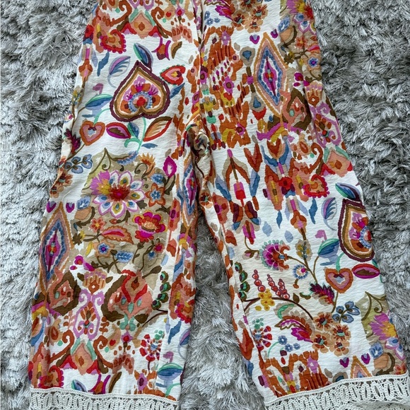Zara Small guipure lace culottes multicolor - Picture 8 of 8